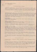 1963 A Csepel Autógyárban 4 munkás sérülését okozó üzemi baleset bírósági iratai, az ügyben hozott í...