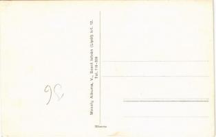 Budapest VII. Klein Antal divatáru kereskedő üzlete a tulajdonossal. Király utca 53. Mosoly Albuma p...