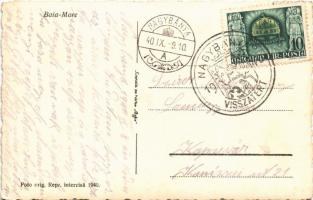 Nagybánya, Baia Mare; Scoala de pictura / festőiskola / art school + "1940 Nagybánya visszatért...