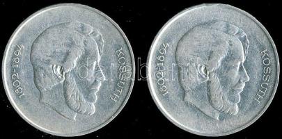 1947. 5Ft Ag "Kossuth" (2x) T:2-,2/3