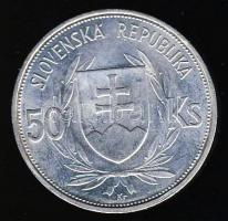 Szlovákia 1944. 50K Ag "5. Függetlenségi évforduló" T:2