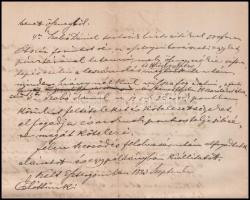 1883 Esztergom, Az esztergomi borászati egylet kézzel írt szerződéstervezete Szabó Dániel komáromi (...