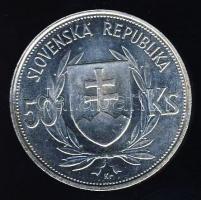 Szlovákia 1944. 50K Ag "5. Függetlenségi évforduló" T:2