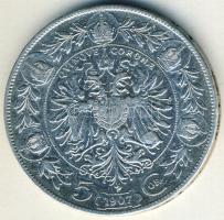 Ausztria 1907. 5K Ag T:3 kis ph.