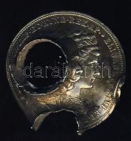 Ausztria 1879. 2G Ag "Ezüstlakodalom" II. világháborús kuriózum, kézifegyverrel átlőve!