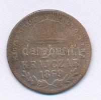 1869KB 20kr Cu "Magyar Királyi Váltó Pénz" (2,12g) T:3
Adamo M11.1