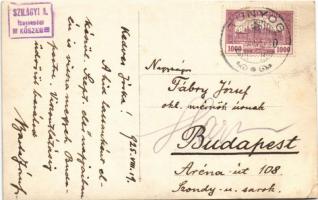 1925 Tunyogmatolcs, híd építés közben, munkások. Szilágyi A. (Kőszeg) photo (EK)