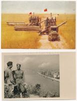 10 db MODERN motívum képeslap: magyar és szovjet propaganda / 10 modern motive postcards: Hungarian and Soviet propaganda