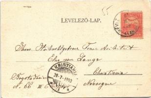 1903 Hévíz, Fő tér, Marton Móricz üzlete és saját kiadása (EK)