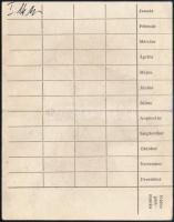 A Szociáldemokrata Párt Budapesti Tudományegyetemi Csoportja csoport aktíva igazolvány