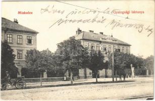 1907 Miskolc, Gyalogsági laktanya. Gedeon András utóda kiadása (ferdén vágott / slant cut)