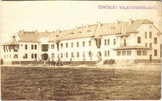 Balatonkenese, Székesfővárosi alkalmazottak üdülőtelepe. Pfeifer Antal photo (vágott / cut)