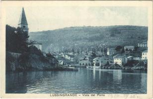 1926 Veli Losinj, Lussingrande; Vista del Porto / port (EK)