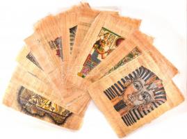 10 db egyiptomi papiruszkép klf grafikákkal 40x50 cm