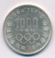 Japán 1964. 1000Y Ag Olimpia T:2 Japan 1964. 1000 Yen Ag Olympiad C:XF Krause Y#80