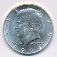 Amerikai Egyesült Államok 1964. 1/2$ Ag "Kennedy" T:1-,2 USA 1964. 1/2 Dollar Ag "Kennedy" C:AU,XF Krause KM#202