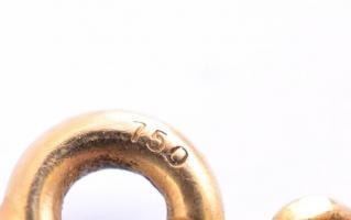 Arany (Au) 18K karkötő, jelzett, h: 20 cm, nettó: 2,04 g