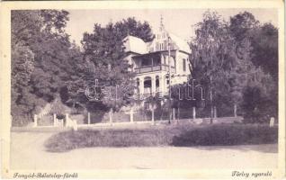 1936 Fonyód, Bélatelep-fürdő, Törley nyaraló, villa (fa)