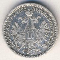 Ausztria 1872. 10Kr Ag T:2/3+