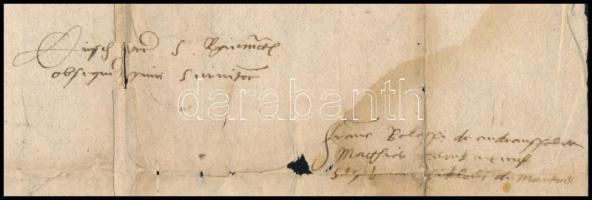 Védési eljárás alatt! 1571 Andrásfalvi Balassi Ferenc és társai, latin nyelvű jelentése János Zsigmo...