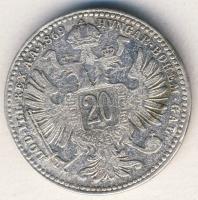 Ausztria 1869. 20Kr Ag T:2-/3+ ü.