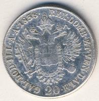 Ausztria 1838A 20Kr Ag I.Ferdinánd T:3/3-