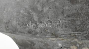 Damkó József (1872-1955): Ferenc József magyar király és osztrák császár mellszobra kitüntetésekkel,...