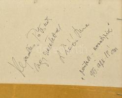 Sz. Lázár Anna (?-): Örvénylés. Monotípia, pasztell, papír. Jelzett. Hátoldalán autográf felirattal....