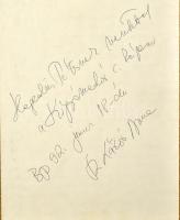 Sz. Lázár Anna (?-): Kígyómadár. Vegyes technika, papír. Jelezve jobbra lent. Hátoldalán autográf fe...