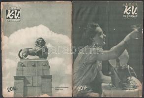 1939 Képes Vasárnap 9 száma, közte szakadozott is