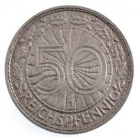 Németország / Weimari Köztársaság 1938J 50pf Ni T:1-,2 Germany / Weimar Republic 1938J 50 Pfennig Ni C:AU,XF