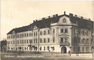1923 Kecskemét, Pénzügyigazgatósági palota