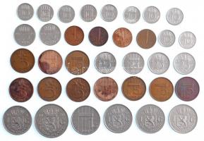 Hollandia 1963-1997. 1c-2 1/2G (36xklf) T:vegyes Netherlands 1963-1997. 1 Cent - 2 1/2 Gulden (36xdiff) C:mixed