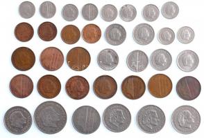Hollandia 1963-1997. 1c-2 1/2G (36xklf) T:vegyes
Netherlands 1963-1997. 1 Cent - 2 1/2 Gulden (36xd...