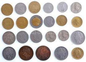 Olaszország 1867-1993. 10c-500L (23xklf) T:vegyes
Italy 1867-1993. 10 Centesimi - 500 Lire (23xdiff...