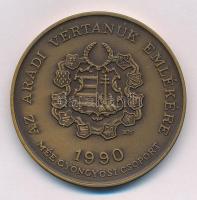 Bognár György (1944-) 1990. "MÉE Gyöngyösi Csoport - Aradi Vértanúk / Lázár Vilmos" Br eml...