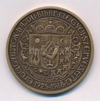 Tóth Sándor (1933-) 1988. "MÉE Hajdú-Bihar Megyei szervezete / Barcsai Ákos" Br emlékérem ...