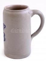 HB mintájú söröskorsó, 1l-es, m: 18 cm