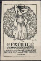 Pantomim előadás reklámbélyeg