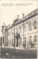 1915 Sambir, Szambir, Sambor; Gmach Rady powiatowej / Bezirksausschuss Gebäude / district council. J. Grauer (EK)