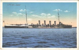 1913 SMS Saida, K.u.K. haditengerészet Helgoland-osztályú gyorscirkálója / K.u.K. Kriegsmarine, SM Kleiner Kreuzer Saida