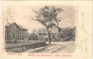 1905 Trinec, Trzyniec, Trzynietz; Bahnhof u. Post / railway station, post office. Ed. Feitzinger Nr. 274. (EK)