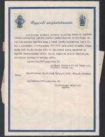 1947 Lajosmizse, Ügyvédi meghatalmazás, 2 db kitöltött + 1 db kitöltetlen, illetékbélyegekkel