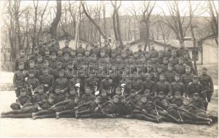 1931 Piliscsaba, gyalogos katonák csoportképe. Schäffer / Hungarian military, soldiers. photo