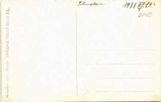 1931 Piliscsaba, gyalogos katonák csoportképe. Schäffer / Hungarian military, soldiers. photo