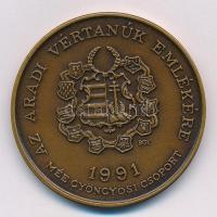 Bognár György (1944-) 1991. "MÉE Gyöngyösi Csoport - Aradi Vértanúk / Láhner György" Br em...