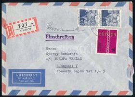 1971 Heinrich Böll (1917-1985) német Nobel-díjas író gépelt német nyelvű levele Szekeres György (191...