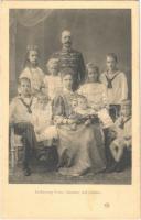 Erzherzog Franz Salvator mit Familie / Habsburg-Toscanai Ferenc Szalvátor főherceg és családja