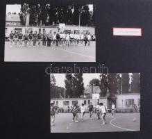 1974-1980 női kézilabda csapat EGÉP fotóalbuma utazások klf városokban. Balatonföldvár, Eger, Tata s...