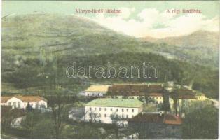 1910 Vihnye, Vihnyefürdő, Kúpele Vyhnye; a régi fürdőház. Liptay László kiadása / spa, bath